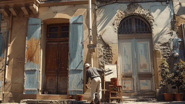 Peintre en bâtiment à albi - artisan peintre albigeois professionnel: rénovation de façades et intérieurs